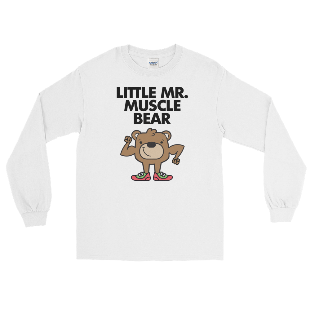 Little Mr. Musclebear (Long Sleeve)-Long Sleeve-Swish Embassy