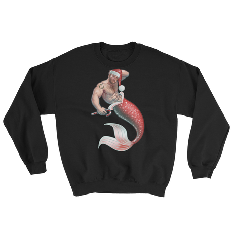 Merman Christmas (Long Sleeve)-Long Sleeve-Swish Embassy