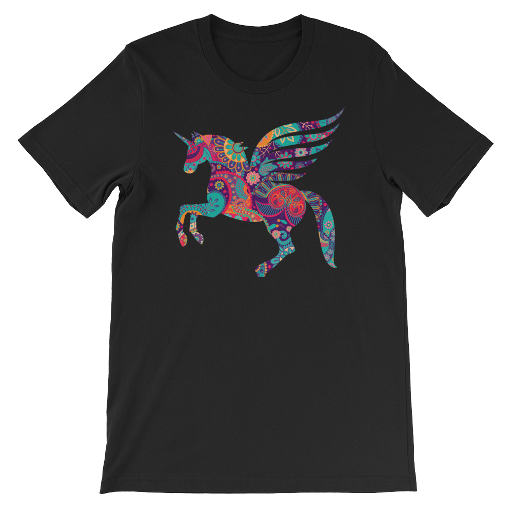 Paisley Pegacorn-T-Shirts-Swish Embassy