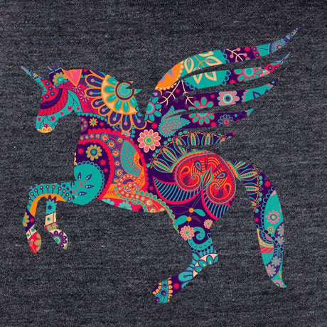Paisley Pegacorn-T-Shirts-Swish Embassy