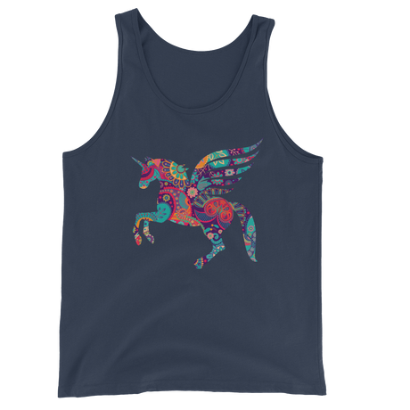 Paisley Pegacorn (Tank Top)-Tank Top-Swish Embassy
