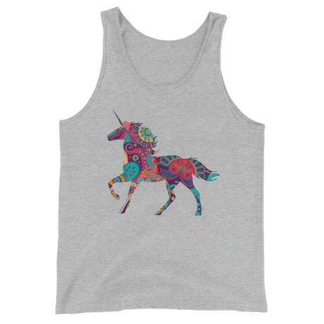 Paisley Unicorn (Tank Top)-Tank Top-Swish Embassy