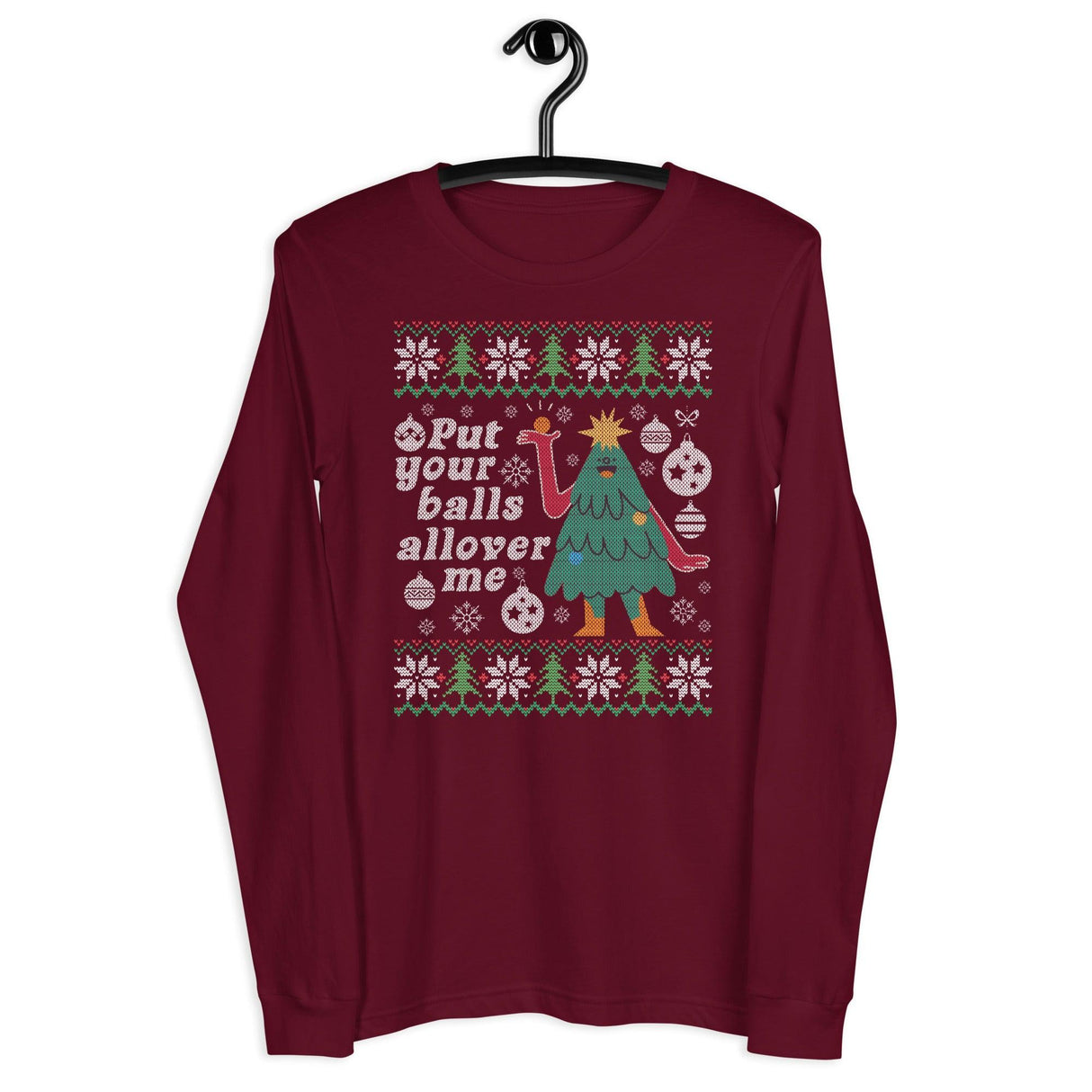 Put Your Balls (Ugly Christmas)-Christmas T-Shirts-Swish Embassy