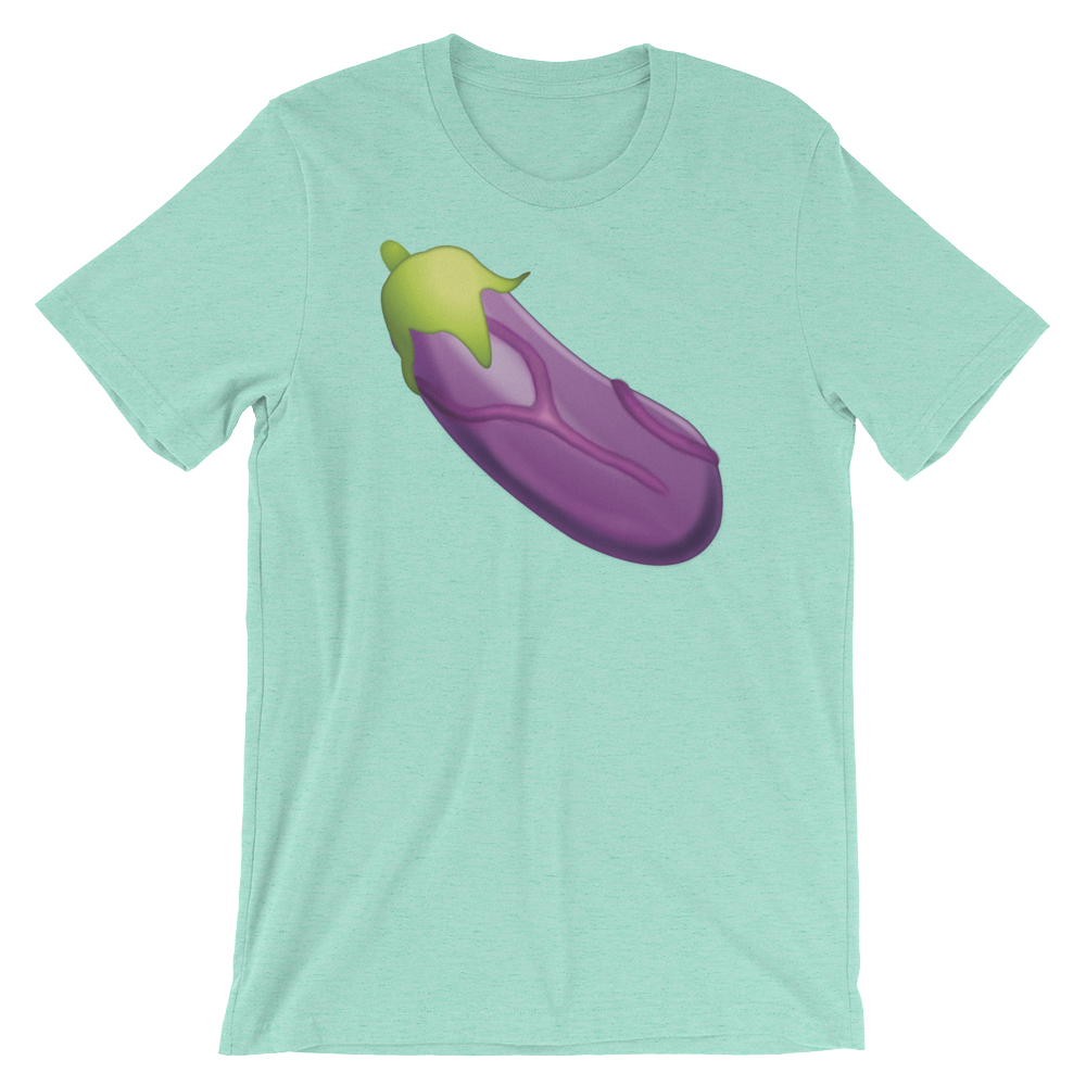 Veiny Eggplant Emoji-T-Shirts-Swish Embassy