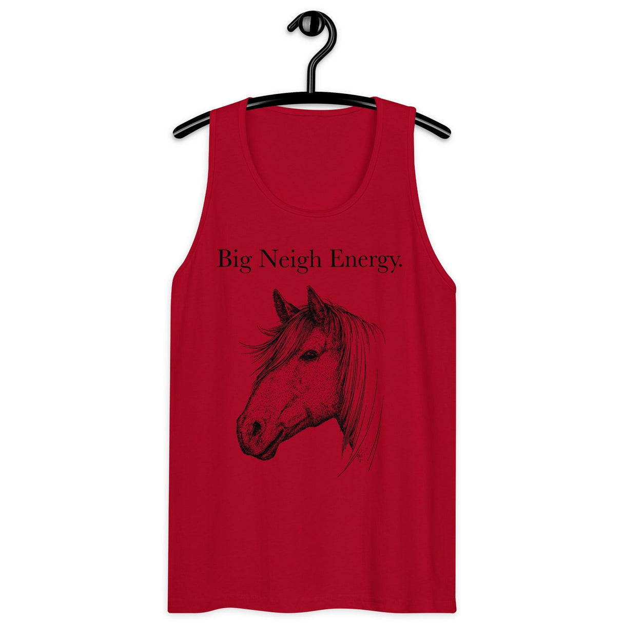 Big Neigh Energy (Tank Top)-Tank Top-Swish Embassy