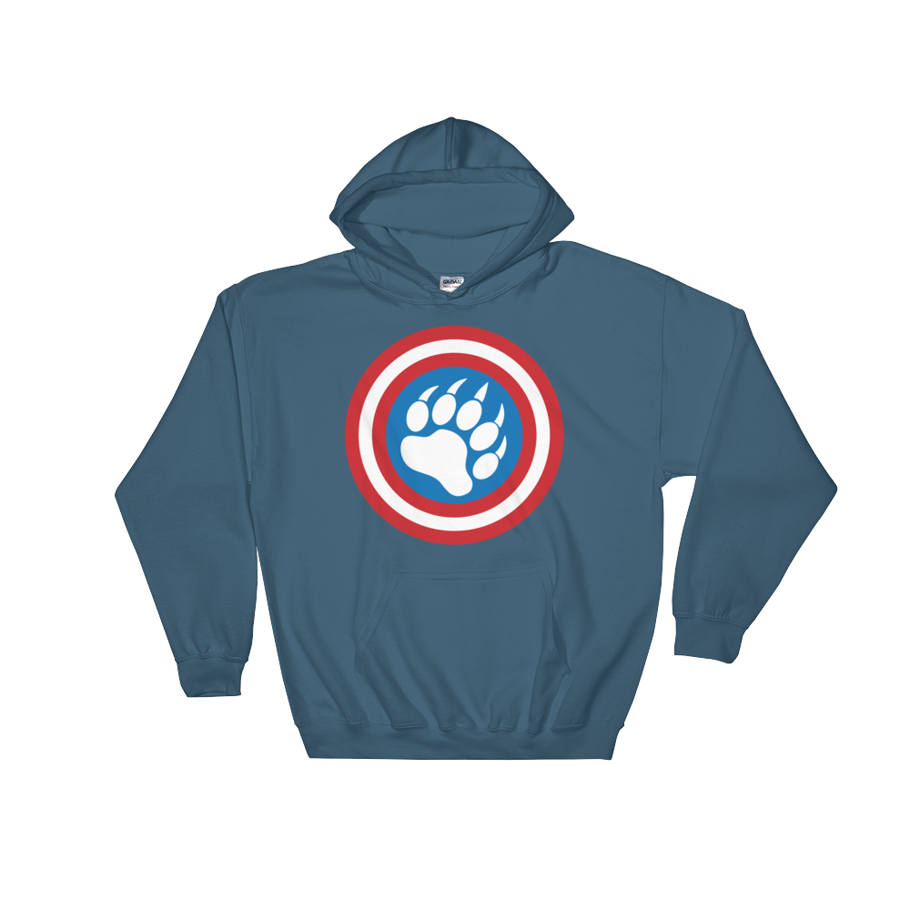 Cap'n Ameribear (Hoodie)-Hoodie-Swish Embassy