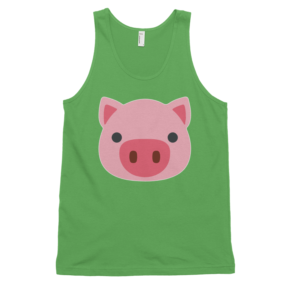 Flat Pig (Tank)-Tank Top-Swish Embassy
