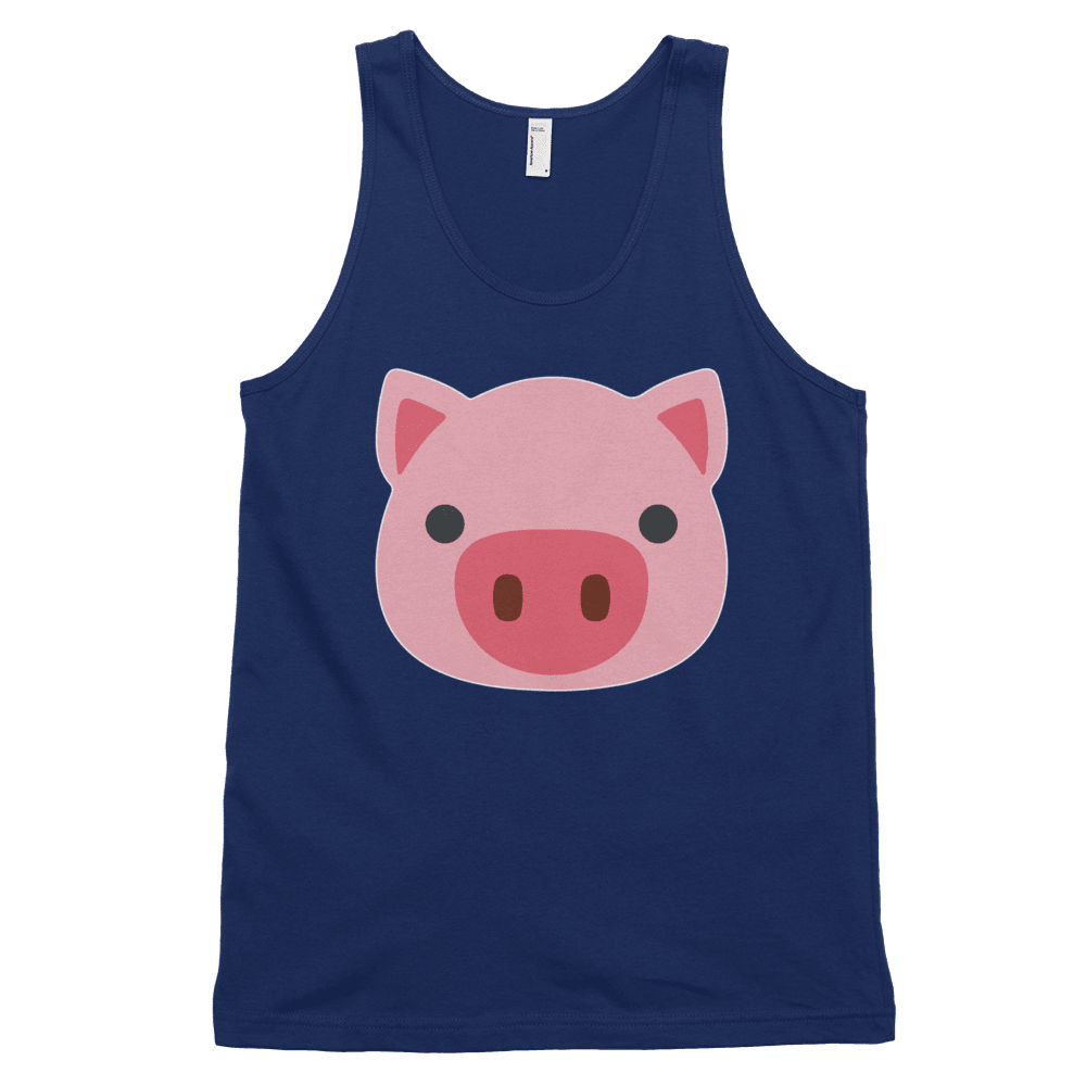 Flat Pig (Tank)-Tank Top-Swish Embassy