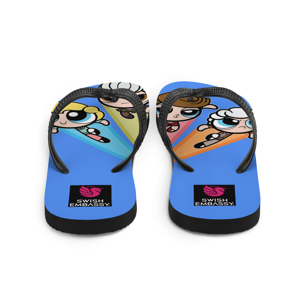 Goldenpuff Girls (Flip Flops)-Flip Flops-Swish Embassy