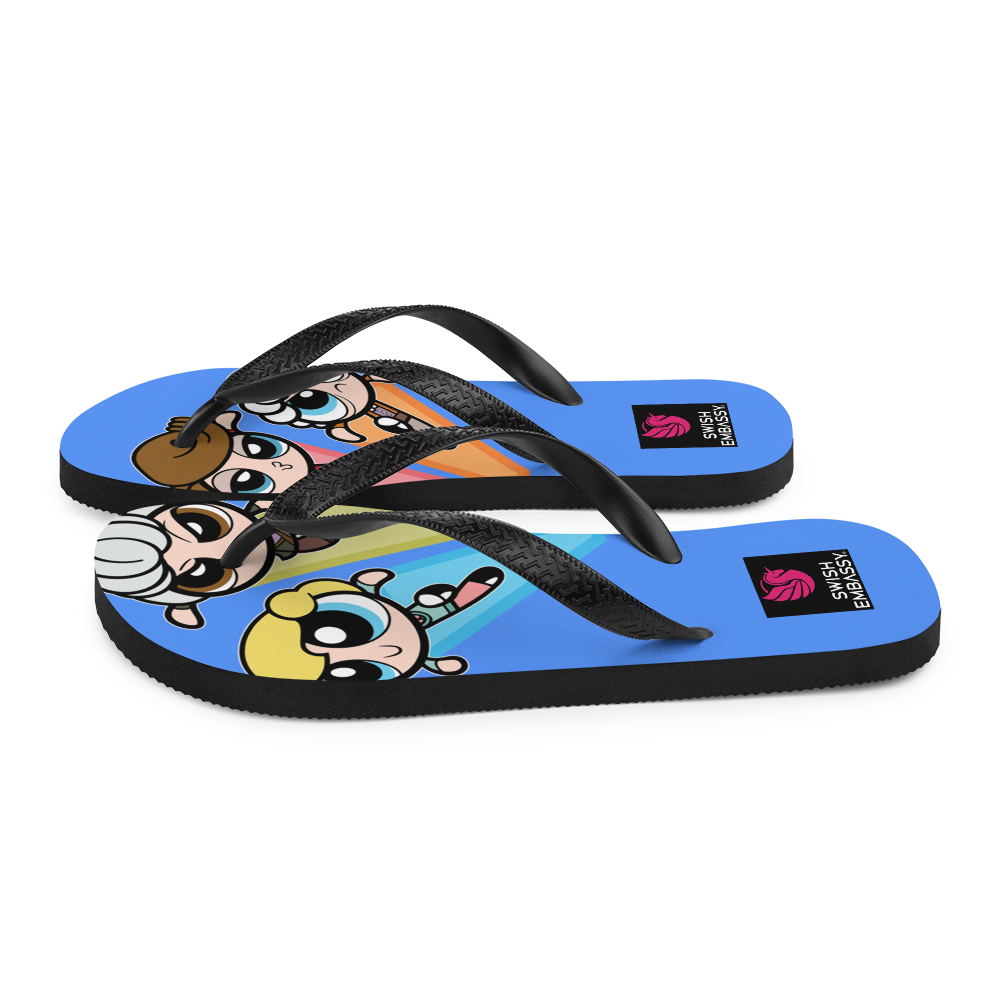 Goldenpuff Girls (Flip Flops)-Flip Flops-Swish Embassy
