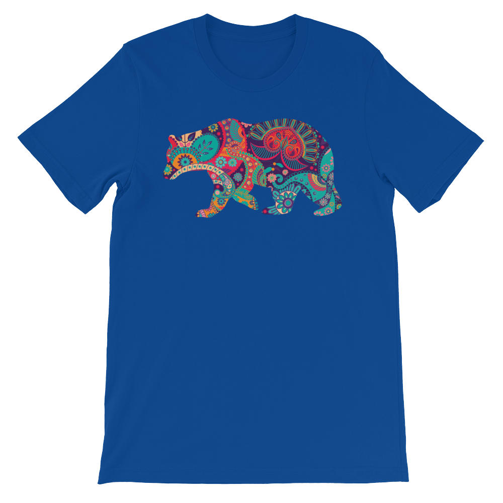 Paisley Bear-T-Shirts-Swish Embassy
