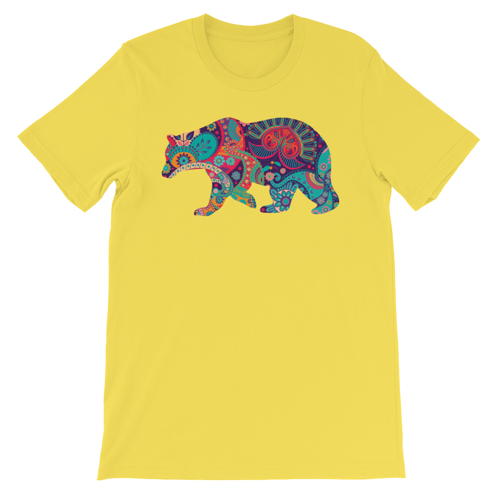 Paisley Bear-T-Shirts-Swish Embassy