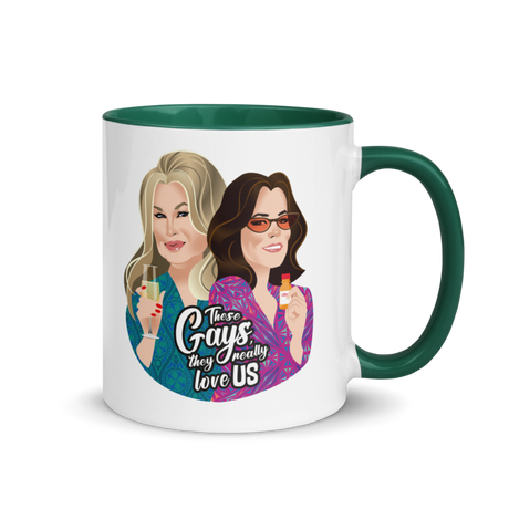 These Gays Love Us (Mug) - Dark Green
