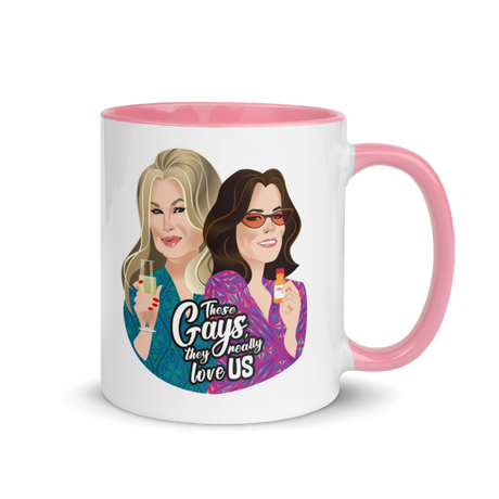 These Gays Love Us (Mug) - Pink
