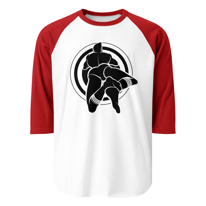 Bullseye (Raglan) - White/Red