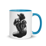 Bikini Cowboy (Mug) - Blue