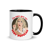 Debut garment mockup | Very Popular (Mug) | Black