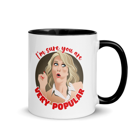 Debut garment mockup | Very Popular (Mug) | Black