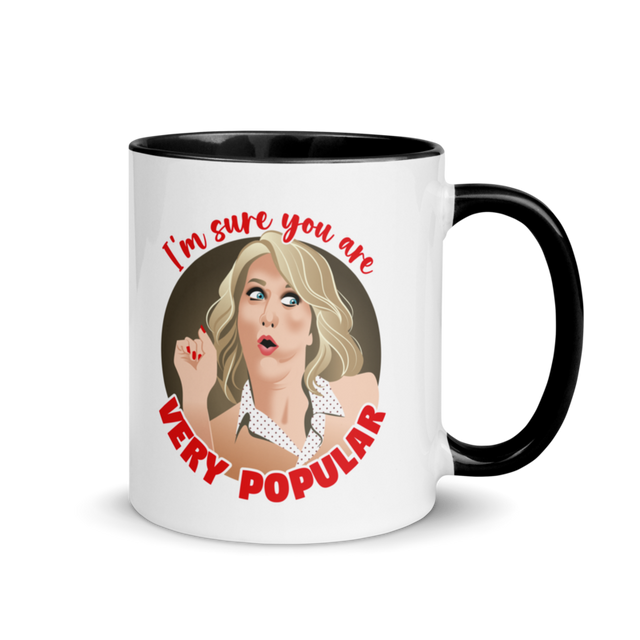 Debut garment mockup | Very Popular (Mug) | Black