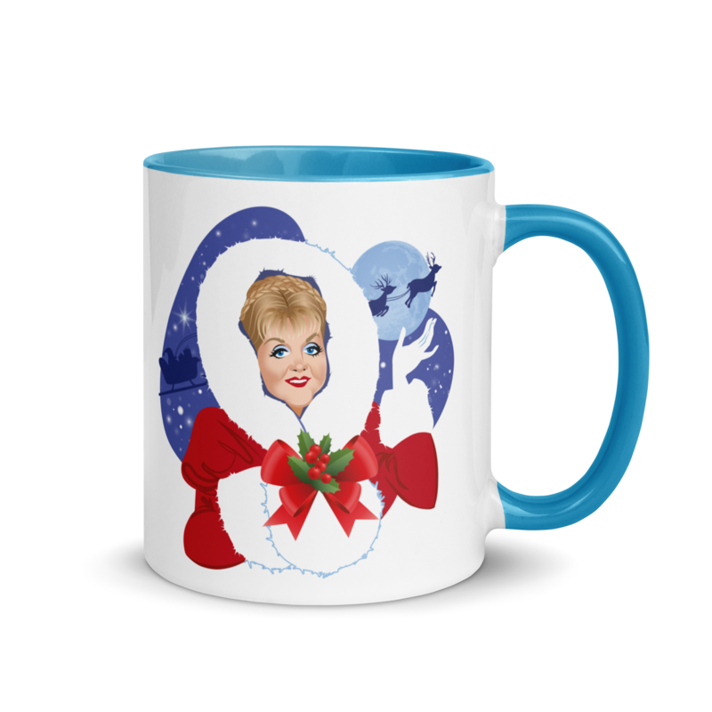Debut garment mockup | Mrs Claus (Mug) | Blue