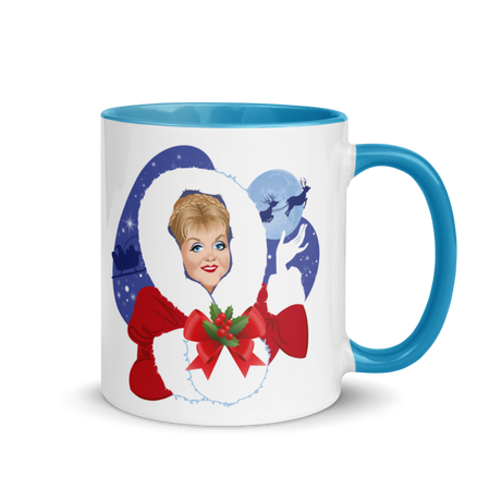 Debut garment mockup | Mrs Claus (Mug) | Blue