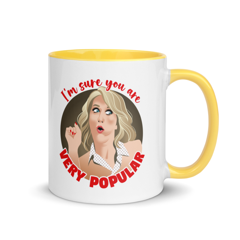 Debut garment mockup | Very Popular (Mug) | Yellow