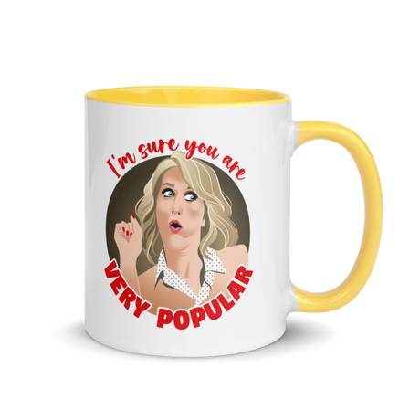 Debut garment mockup | Very Popular (Mug) | Yellow