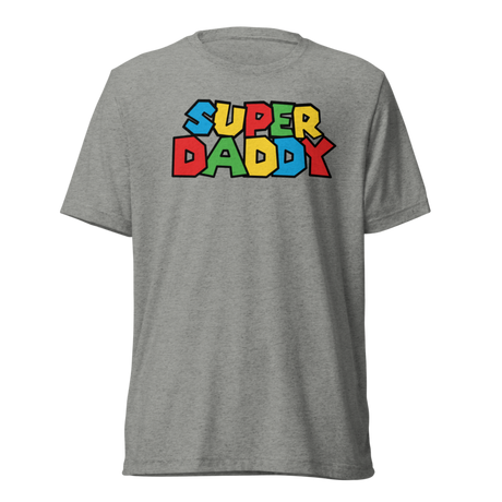Super Daddy (Triblend) - Athletic Grey Triblend