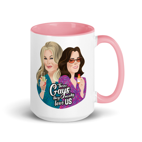 These Gays Love Us (Mug) - Pink