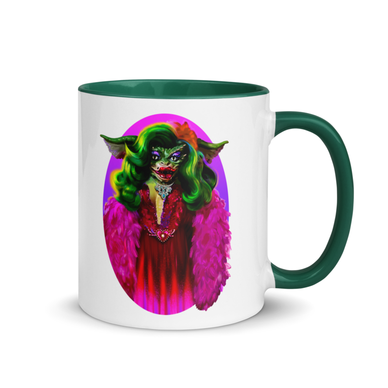 Greta Glamazon (Mug) - Dark Green