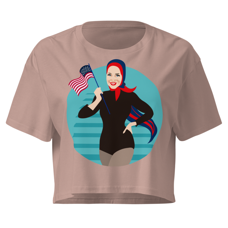 Staunch (Crop Top) - Hazy Pink
