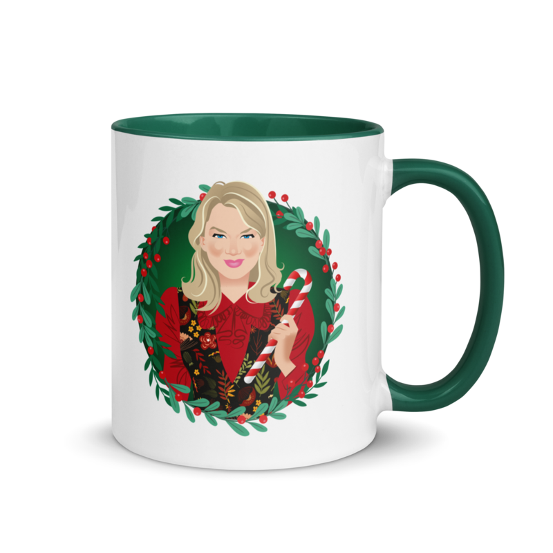 Debut garment mockup | Turkey Curry Buffet (Mug) | Dark Green