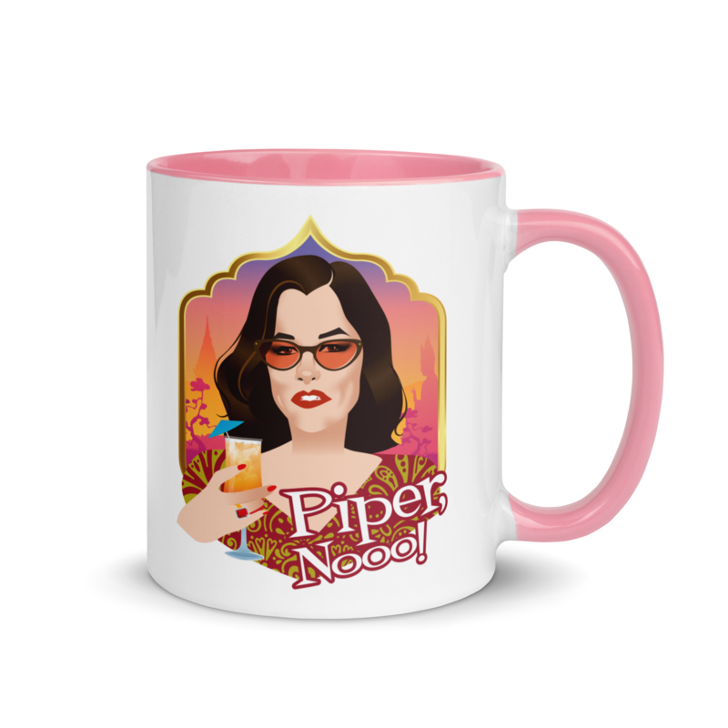 Debut garment mockup | Piper, Nooo! (Mug) | Pink