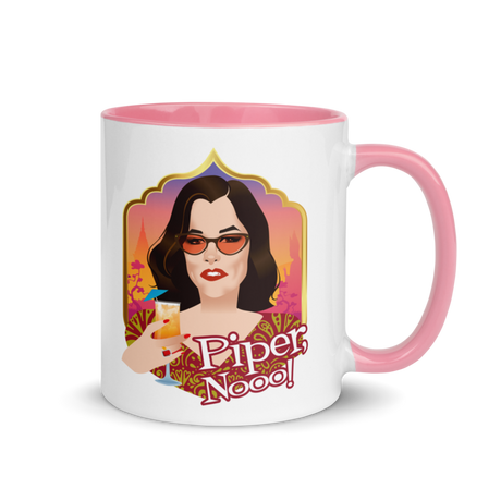 Debut garment mockup | Piper, Nooo! (Mug) | Pink