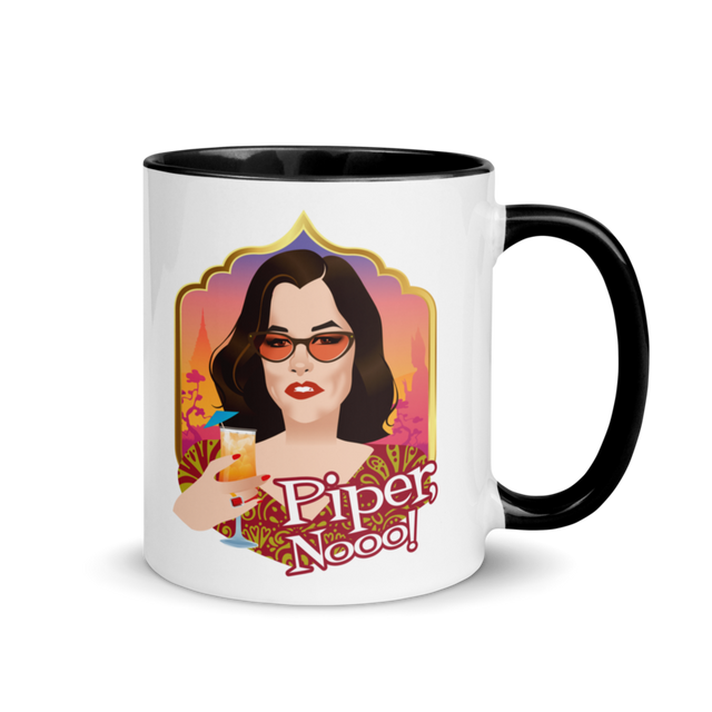Debut garment mockup | Piper, Nooo! (Mug) | Black