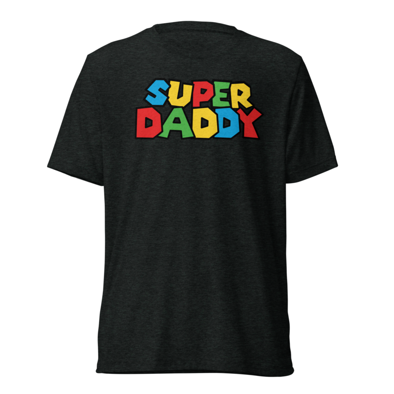 Super Daddy (Triblend) - Charcoal-Black Triblend
