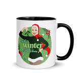 Debut garment mockup | Another Winter in a Summer Town (Mug) | Black