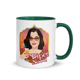 Debut garment mockup | Piper, Nooo! (Mug) | Dark Green