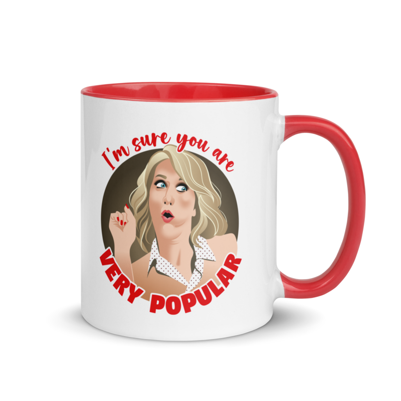 Debut garment mockup | Very Popular (Mug) | Red