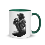 Bikini Cowboy (Mug) - Dark Green
