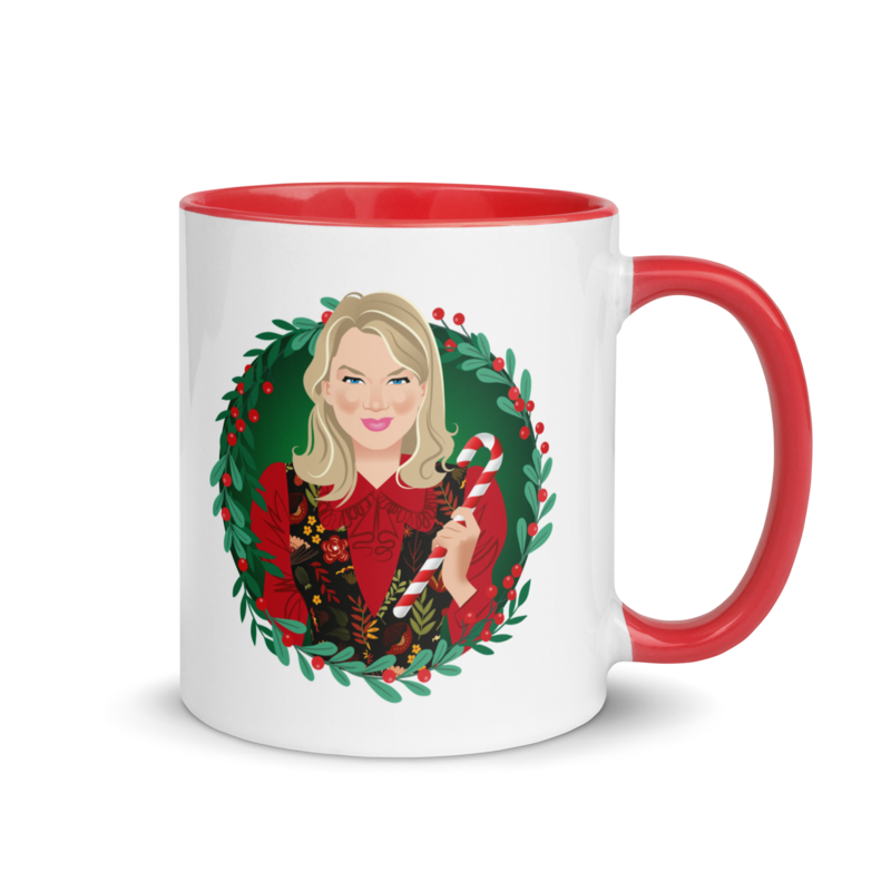 Debut garment mockup | Turkey Curry Buffet (Mug) | Red