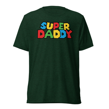 Super Daddy (Triblend) - Emerald Triblend