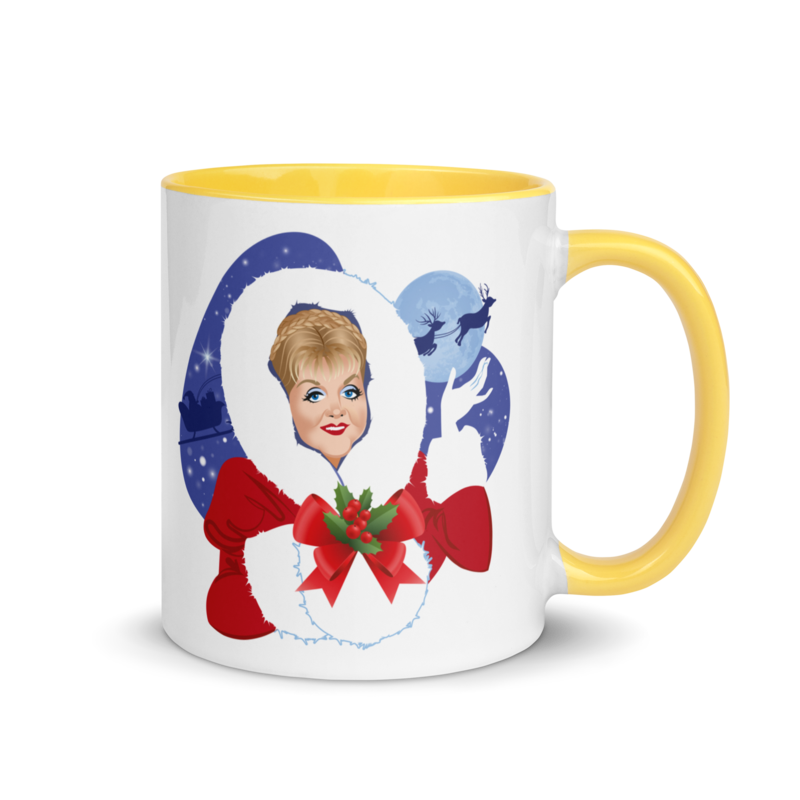 Debut garment mockup | Mrs Claus (Mug) | Yellow