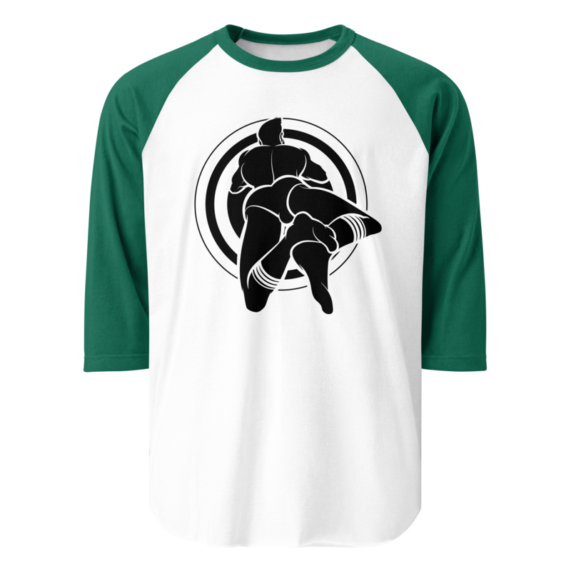 Bullseye (Raglan) - White/Kelly