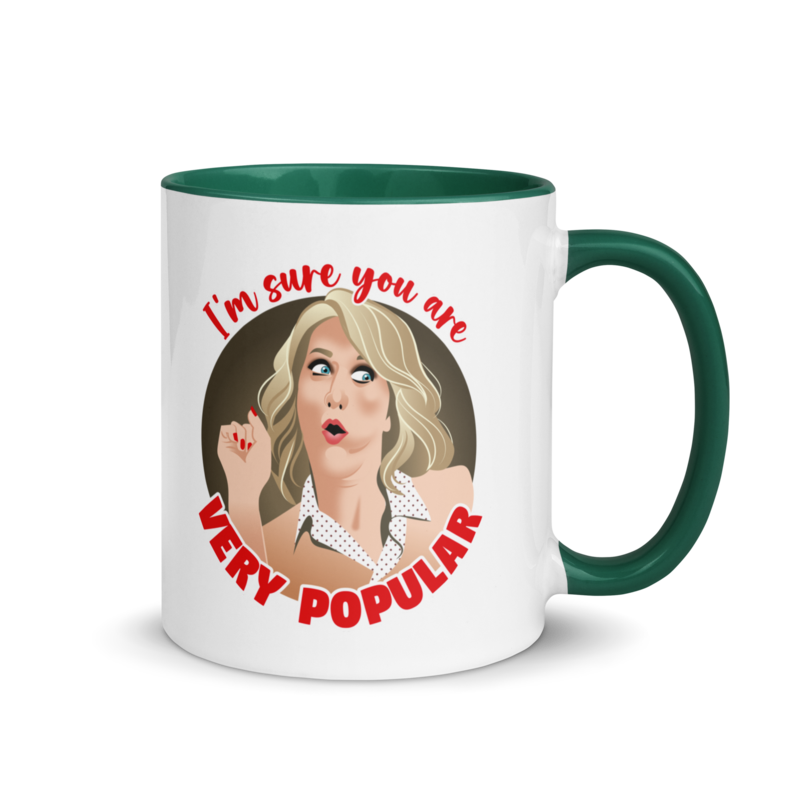 Debut garment mockup | Very Popular (Mug) | Dark Green
