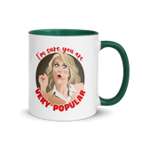 Debut garment mockup | Very Popular (Mug) | Dark Green