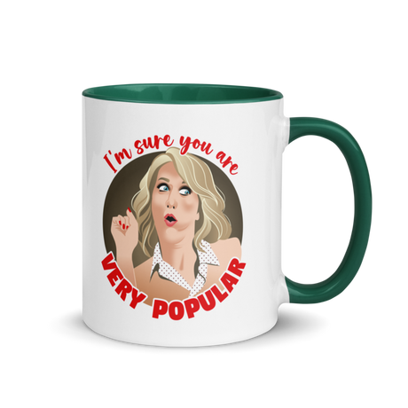 Debut garment mockup | Very Popular (Mug) | Dark Green