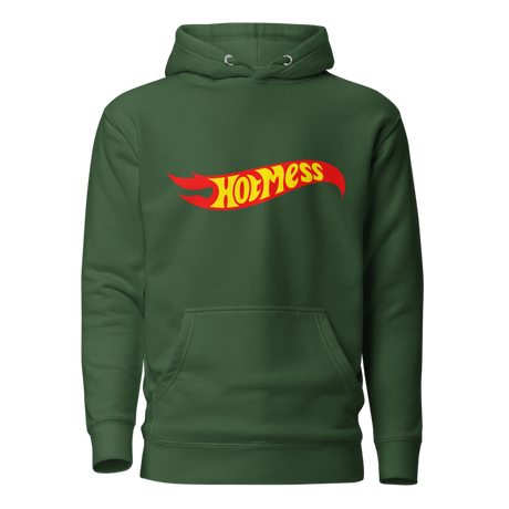 Hot Mess (Hoodie) - Forest Green