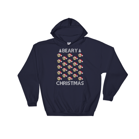 A Beary Christmas (Hoodie)-Hoodie-Swish Embassy