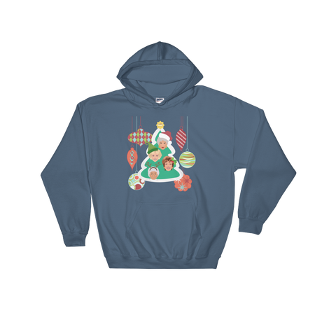 A Golden Christmas (Hoodie)-Hoodie-Swish Embassy